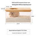 Baño de Arena para Hamster – Caja de Higiene Transparente