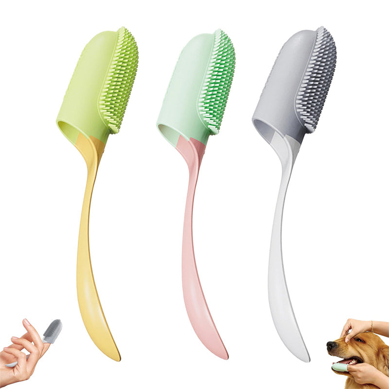 Cepillo Dental de Dedo para Perros y Gatos – Limpieza Bucal Suave y Eficaz