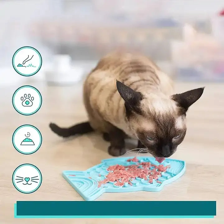 Alfombrilla para Lamer – Reduce Ansiedad y Alimentación Lenta